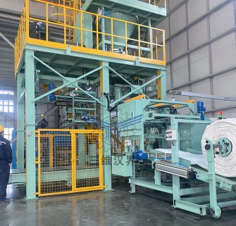 全自動(dòng)噸袋包裝機(jī)助力新疆某新材料公司車間升級改造